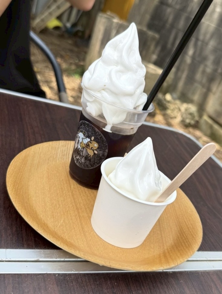 ヤギミルクソフトの写真。